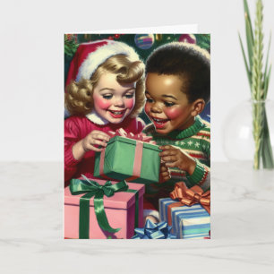 Carte Joli Noël à l'ancienne