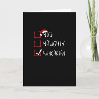 Carte Joli patrimoine de Noël hongrois vilain
