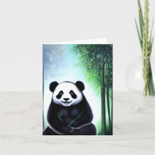 Carte Joli Petit Panda Cub