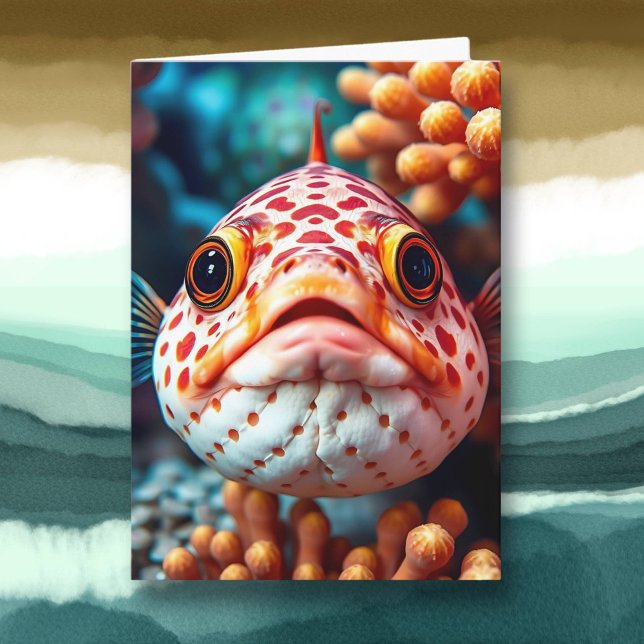 Carte Joli Poisson De Près | Contrôle Sur Vous (Créateur téléchargé)