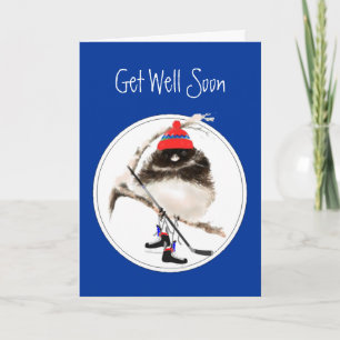 Carte Joli Se Bien Bientôt Hockey Sur Glace Sport Bird