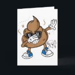 Carte Joli T-shirt de caca Dabbing - Émotion drôle J'ai<br><div class="desc">Joli T-shirt de caca Dabbing - Émotion drôle J'ai fait caca aujourd'hui Cadeau _1</div>