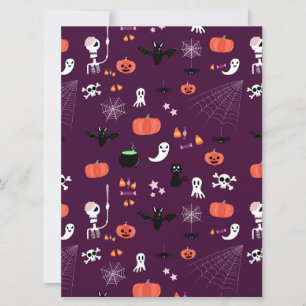 Carte Jolie Art Halloween Effrayant