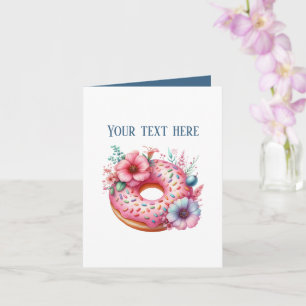 Carte Jolie boutique de beignets personnalisable