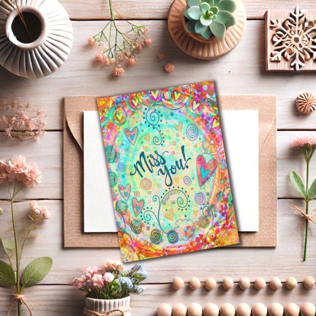 Carte Jolie Colorée Vous Mlle Inspiritisme Gourmande (Créateur téléchargé)