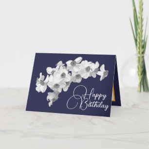 Carte Jolie Daffodiles Blancs Joli Bouquet Anniversaire