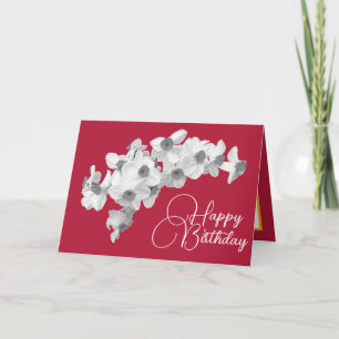 Carte Jolie Daffodiles Blancs Joli Bouquet Anniversaire