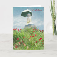 Jolie femme florale avec Parasol Monet Tradition