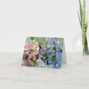 Carte Jolie Hydrangea Flowers Blank Note Card