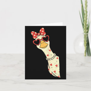 Carte Jolie Oie Xoxo Sois Mienne Joyuse Saint-Valentin F