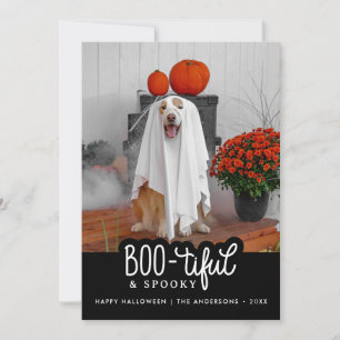 Carte Jolie photo de Halloween effrayante et amusante