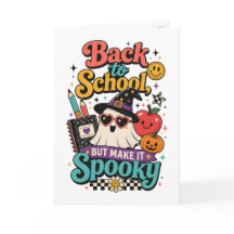 Jolie professeur Summerween de rentrée scolaire ef