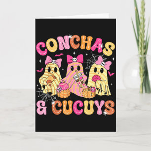 Carte Jolies Conchas Et Fantôme De Cucuys Drôle D'Hallow