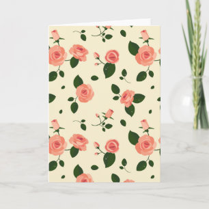 Carte Jolies Roses Roses Pastel Rose Clair Motif