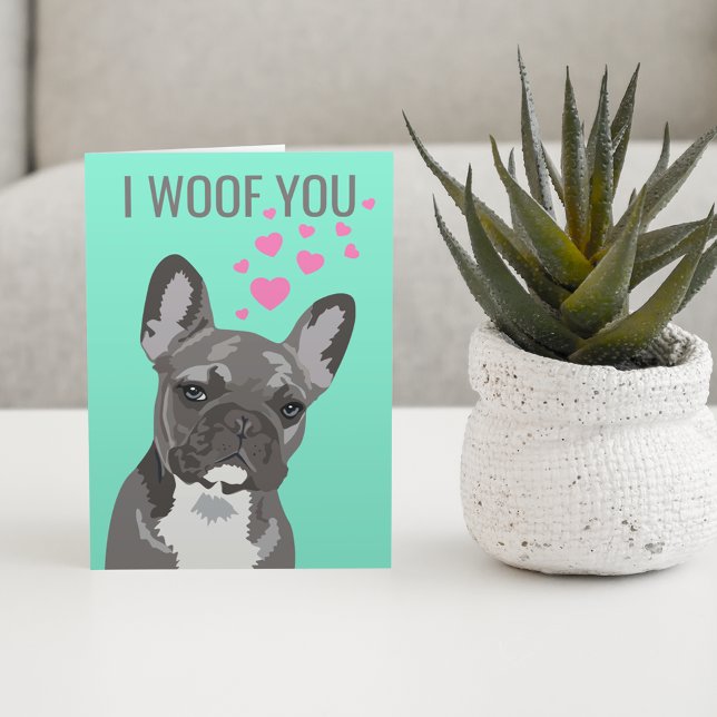 Carte Jolies Saint-Valentin de la part du chien | Bouled (Créateur téléchargé)