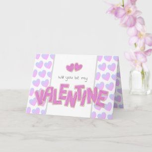 Carte jolis biscuits découpés seras-tu mon valentin