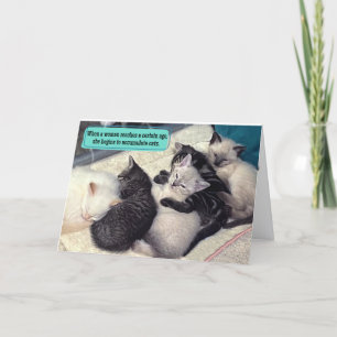 Carte Jolis Chatons Beaucoup De Pattes Joyeux Anniversai