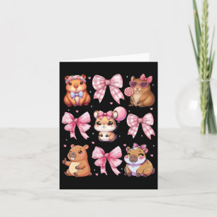 Carte Jolis Pyjamas à Nœud Coquette Capyra pour Filles