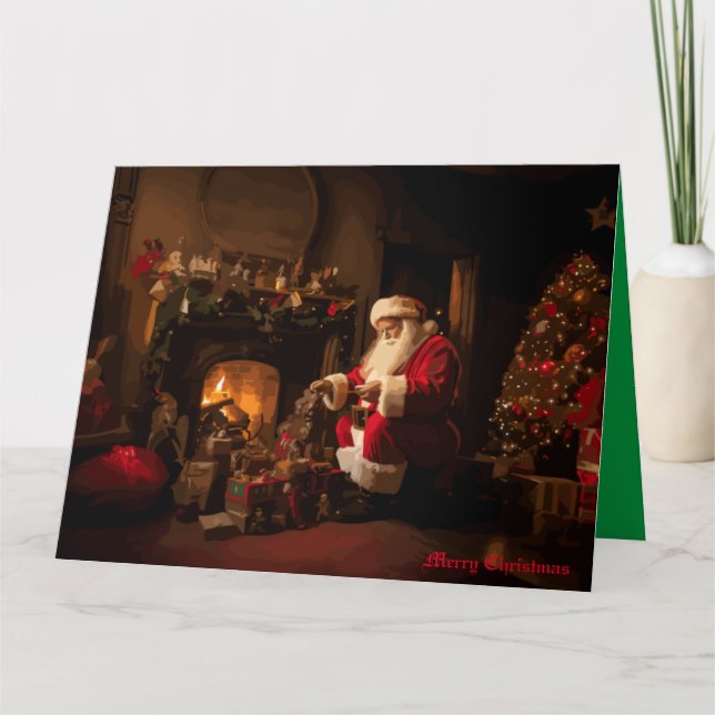 Carte Jolly Old Saint Nick (Devant)
