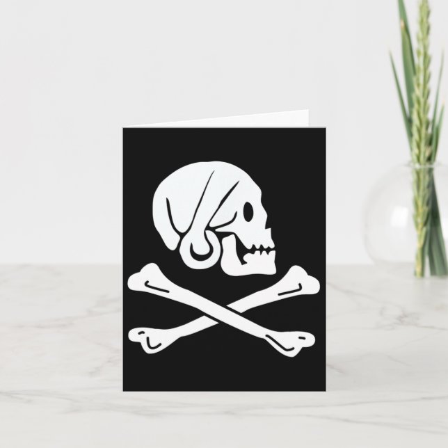 Carte Jolly Roger Henry Chaque drapeau de pirate  (Devant)