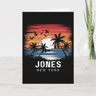 Carte Jones Beach New York Surfing Surfer _2 