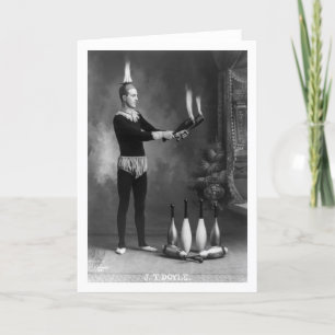 Carte Jongleur chaud, les années 1900 tôt