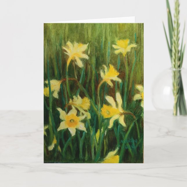 Carte "Jonquilles " (Devant)