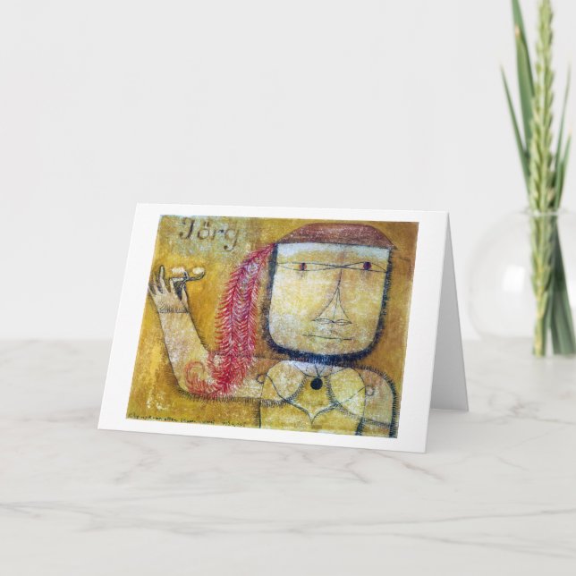 Carte Jorg, Paul Klee (Devant)