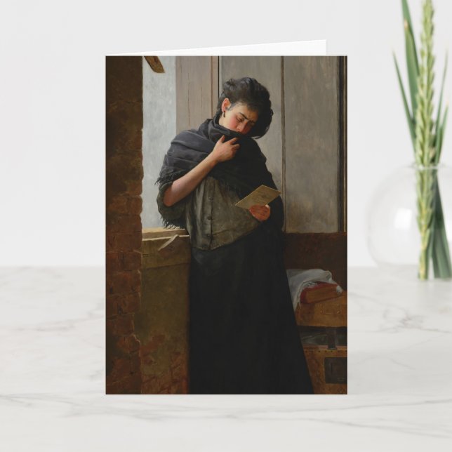 Carte José Almeida Jr - Saudade (Longing) (1899) (Devant)