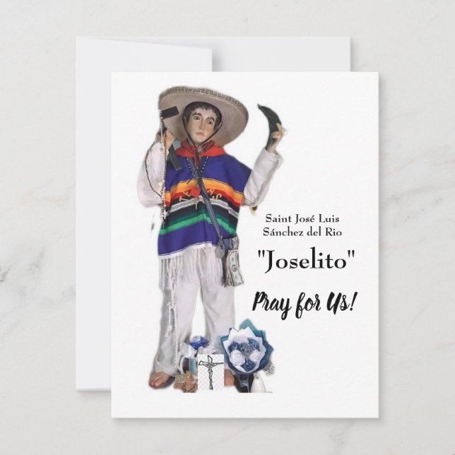 Carte Joselito Sánchez del Río (Devant)