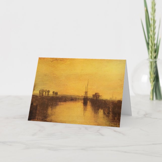 Carte Joseph Mallord Turner - Chichester Canal (Devant)