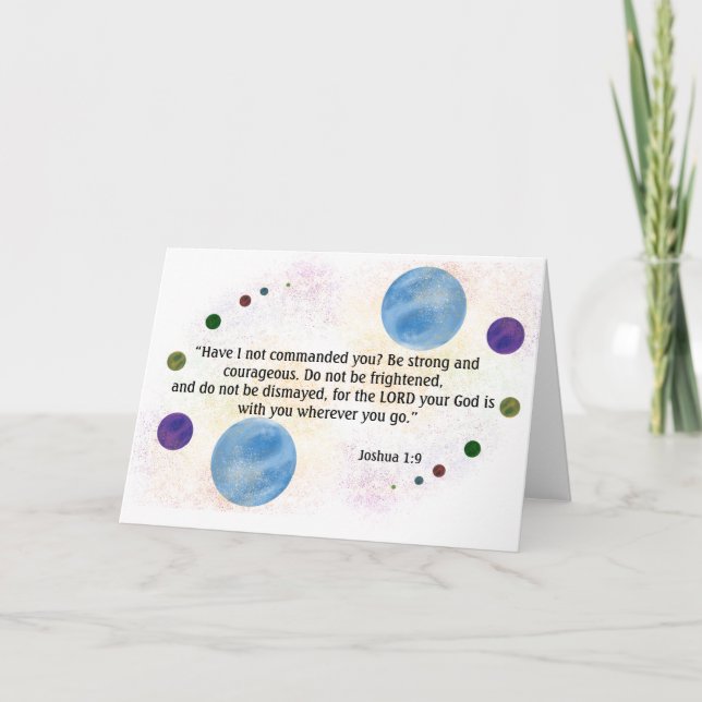 Carte Joshua 1:9 (Devant)