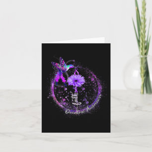 Carte Jote Colibri tenant Violet Ribbon Overdose Aw