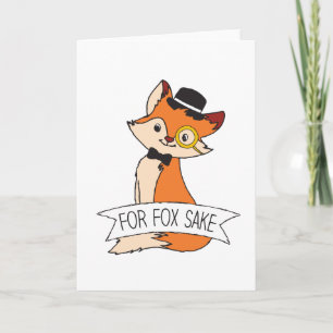 Carte Jote Fox Clipart Oh Pour Fox Sake Epic Sarcastique
