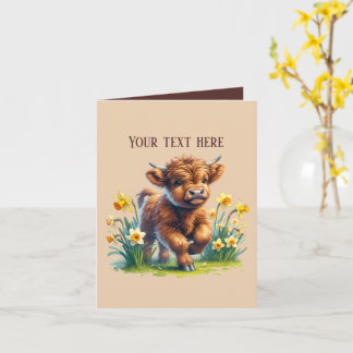 Carte Jote vache Highland ajouter un message