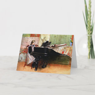 Carte Jouer aux échelles, tableau de Carl Larsson