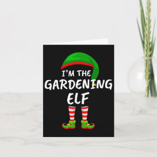 Carte Jouer avec la famille Je suis le jardin Elf Noël