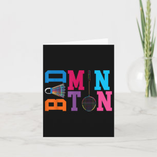 Carte Jouer Badminton Forever Game Sports Badminton