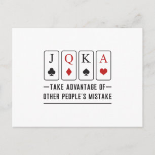 Carte Jouer Jour Ace Cartes Poker Casino Jeu Cadea