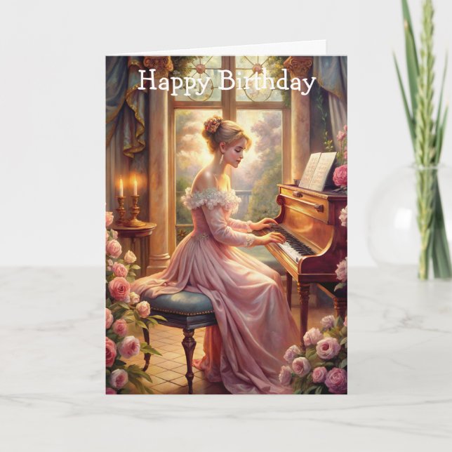 Carte Jouer Le Piano (Devant)