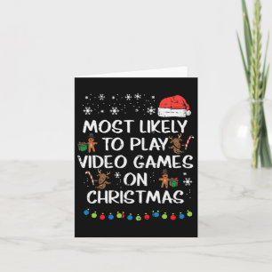 Carte Jouer probablement Jeux Vidéo Noël Noël Noël Noël 