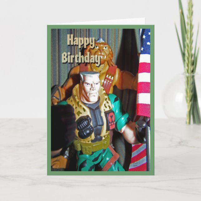 Carte Jouets de joyeux anniversaire pour des garçons (Devant)