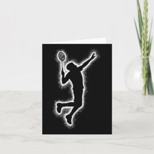 Carte Joueur Badminton Navette Enfants garçons Badminton