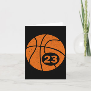 Carte Joueur Bysketbyll Jersey Numéro 23 graphique