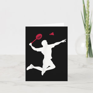 Carte Joueur de Badminton