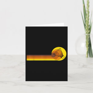 Carte Joueur de badminton Jeu Volant 70s Année Vintage M