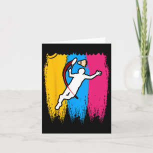 Carte Joueur de Badminton Navette Time Smash Rackets Lov