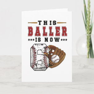 Carte Joueur de baseball 6 Ans Joueur de baseball 6 Ans
