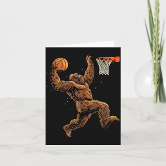 Carte Joueur de baseball Bigfoot Sasquatch drôle Bball