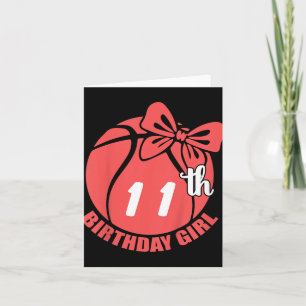Carte Joueur de basket-ball 11e anniversaire